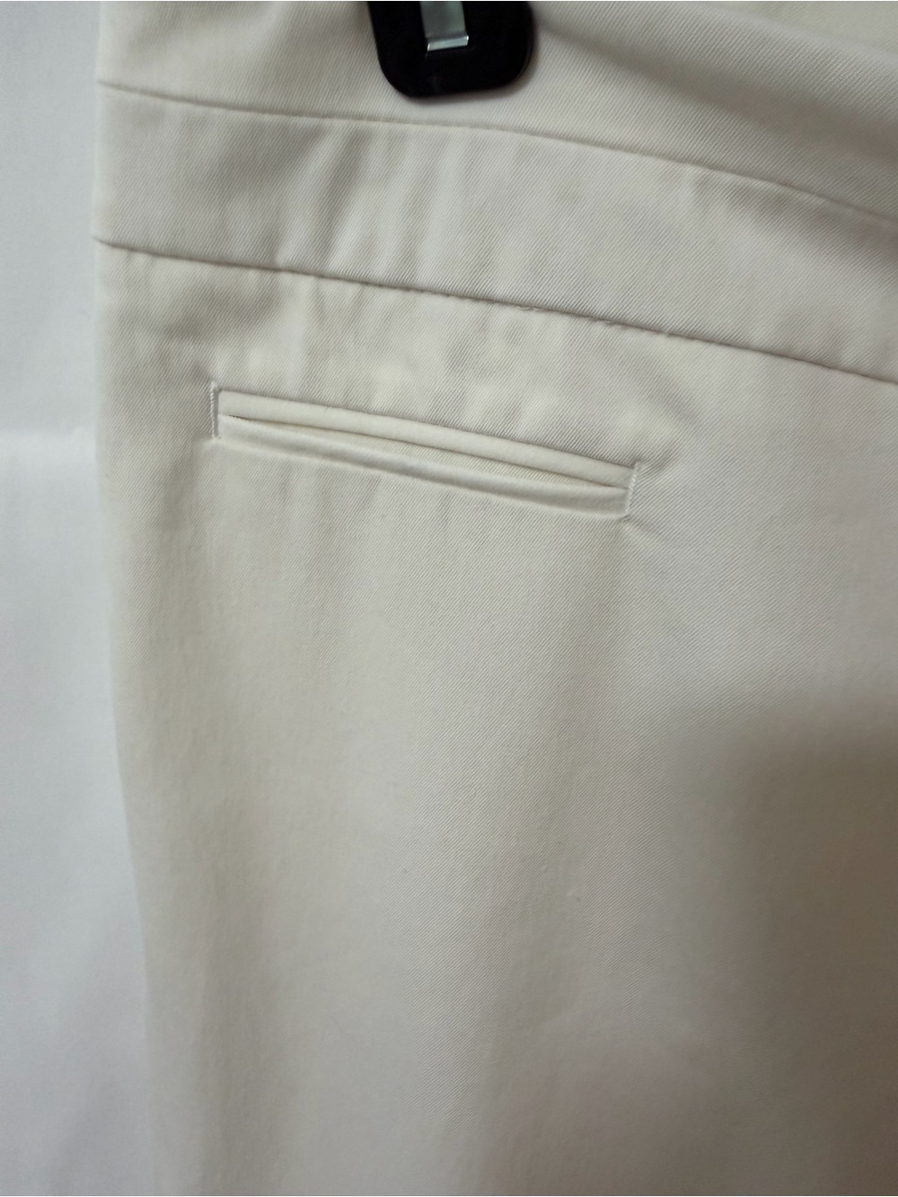 ecru White Boot-Cut Stretch Pant - Picture 5 of 6